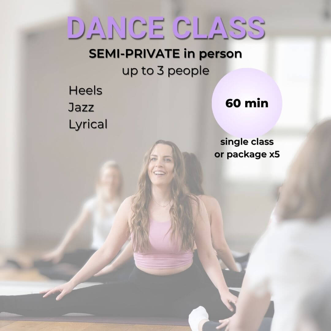 DANCE CLASS SEMI-PRIVATE 60min